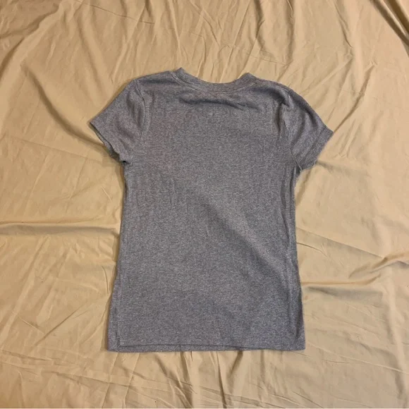 A New Day Gray Ribbed Tee - Picture 3 of 3